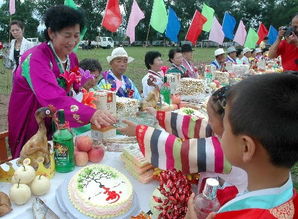 黑龙江宁安为百位朝鲜族老人举办寿宴 