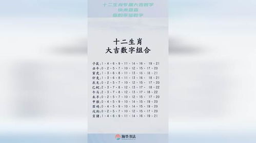 属相幸运数字查询大全(人的属相幸运数字怎么查,怎样才能知道自己的幸运数字 )