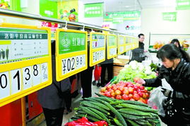 摄影报道 市民在洛阳市农副产品平价商店选购蔬菜 