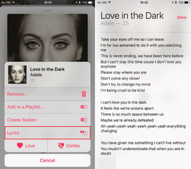 听歌看不了歌词 iOS10 Apple Music歌词查看法