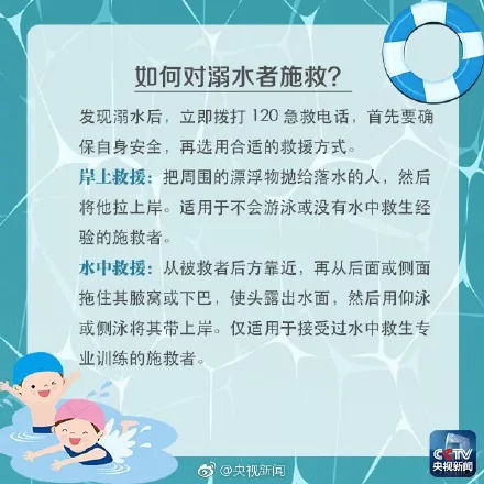 溺水高发季 这些救命的知识你该知道