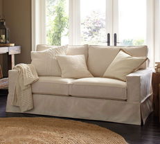 一款白色双人沙发 10种优雅客厅搭配方案