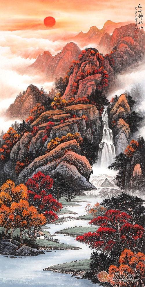 刘燕姣山水画 自然灵动 荡涤着山水本源的美