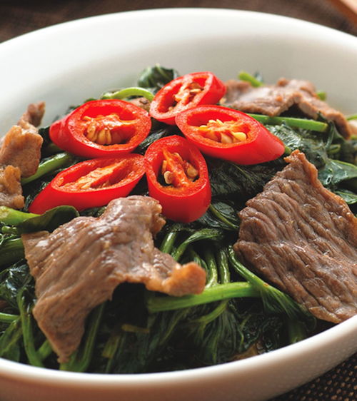 牛肉和红薯叶可以一起吃吗,谁知道韩式炒牛肉地瓜叶梗怎么做好吃呢?