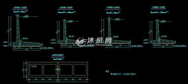 穿堤涵洞挡土墙结构