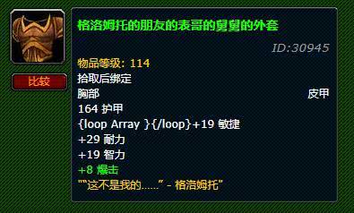 魔兽世界 那些生来名字就为了搞笑的装备 网友 翻译官没睡醒