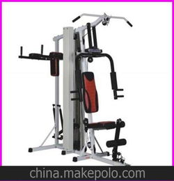 广州健身器材厂商供应 KY 3015组合健身器材 三人多功能综合站