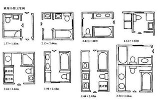 装修必备尺寸 之厨房卫生间,还不收藏 