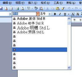 安装新字体又删除后word文档字体选项栏留下很多不可用空白字体如何删除 