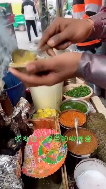 印度的特色美食,光看制作过程,就很有食欲 