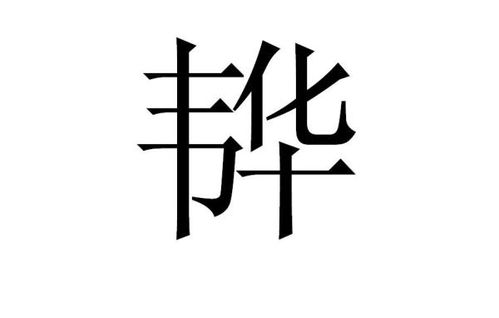 韦加华是个什么字 