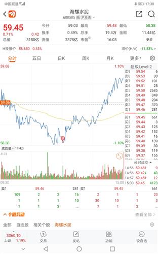 现在海螺那种股票好