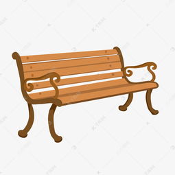 公园棕色长椅素材图片免费下载 千库网 