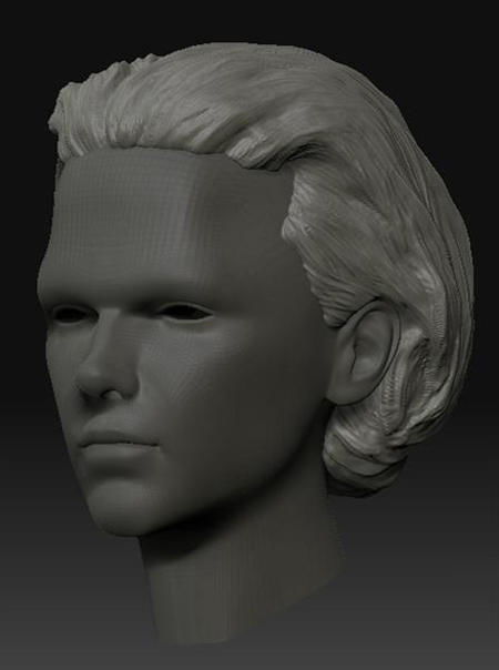 教学 zbrush雕刻头发笔刷介绍,巧用工具可以事半功倍哦