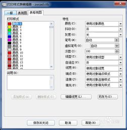 CAD怎样改变打印线条的宽度及线型