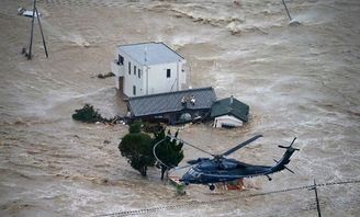 高清 日本暴雨致上万房屋被淹 航拍图曝光