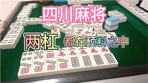 四川麻将 运气好不如算的好,轻松两杠成功胡牌 