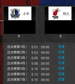 央视nba转播表