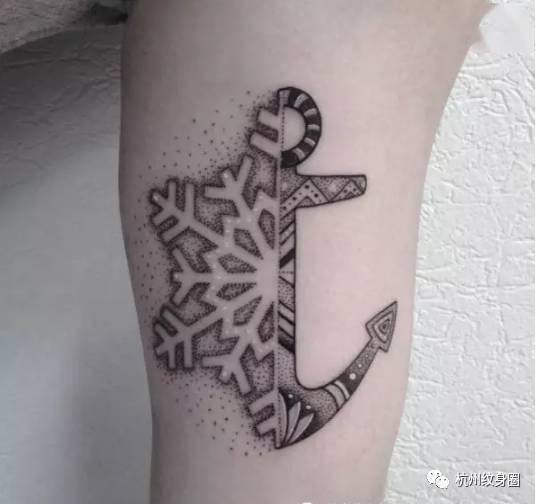 Tattoo 纹身素材 雪花 