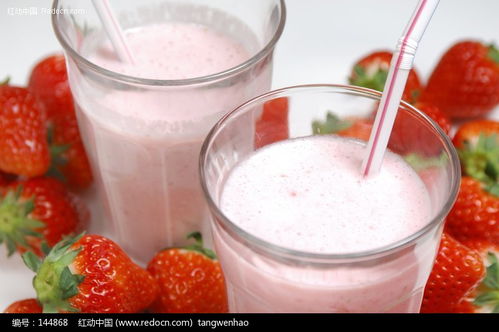 草莓牛奶汁图片免费下载 编号144868 红动网 