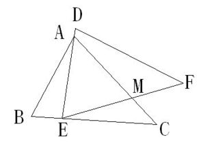 利用尺规作图，画出三角形DEF，使三角形ABC全等于三角形DEF（保留作图痕迹）