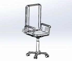 万向旋转调节座椅模型
