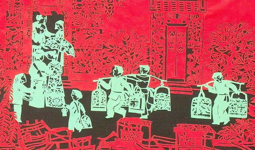 揭阳剪纸艺术家以12米剪纸长卷呈现潮汕地区的民俗风情和人文景观