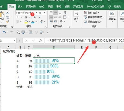 excel小技巧 快速制作好看的高端微图表