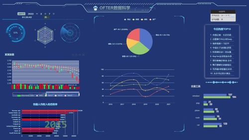 多语言动态数据可视化大屏 附多套源码