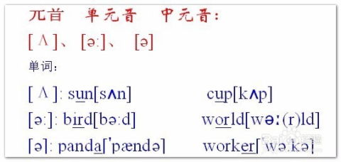 48个音标的中文谐音 如何发音