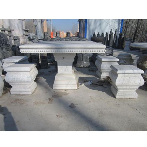 花岗石石桌 泰州石头雕塑石桌制作厂