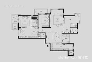 房屋室内设计平面图 