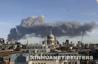 英国伦敦2012年奥运会筹办地突发大火 