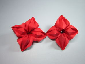 4分钟折纸一朵美丽的花,简单纸花的折法视频 