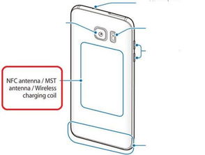 三星s7nfc感应区在手机背部哪个部位 