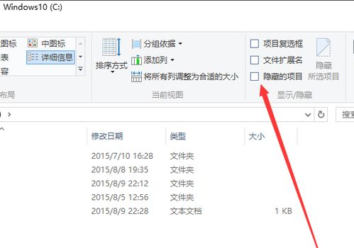 win10这么显示隐藏文件