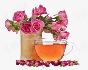 玫瑰花茶素材图片免费下载 高清装饰图案png 千库网 图片编号5603002 