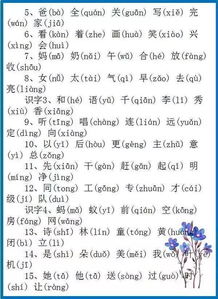 小学语文1 6年级基础,2460个生字,带拼音,家长给孩子打印收藏 