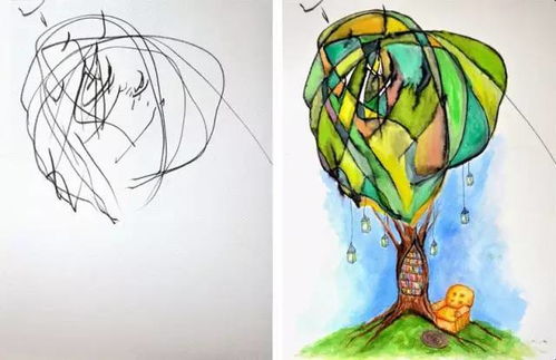 她把3岁女儿的涂鸦变成美丽画作,创造出最有爱的艺术合作
