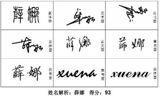 名字,花体写 