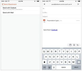 Outlook for iOS已支持直接打开 编辑 发送Office文档附件 