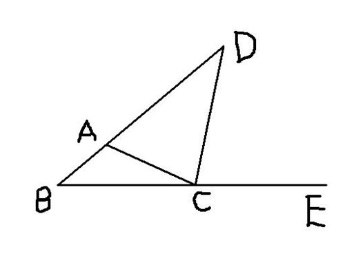 三角形的内角和外角 图片搜索