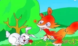 爆笑兔子搞笑冷笑话，一只狐狸在草原上看到一只兔子在没命地跑着，于是就拦住它问问