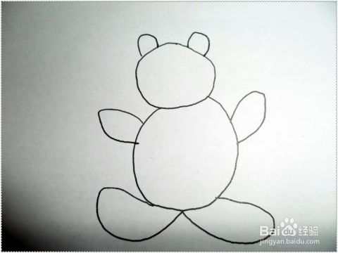 小朋友学画简笔画 熊猫