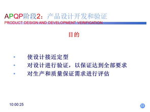 APQP产品质量先期策划PPT详解