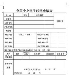 小学转学申请书模板，现在的孩子小学的孩子转学需要。开转学证明吗