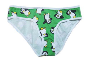 企鹅绿色内裤