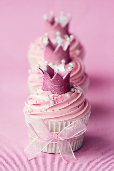 粉色杯子蛋糕