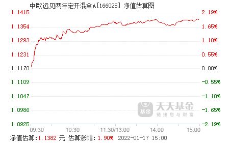 中欧远见两年定开混合基金怎么样？