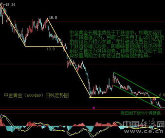 中国黄金股票最高价